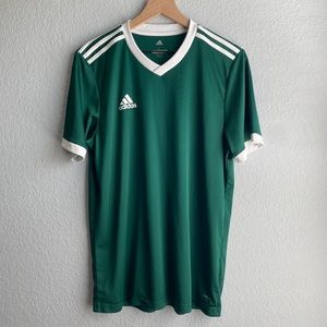 Adidas Green/White Climalite Soccer Jersey Large - Excellent Condition/Like New